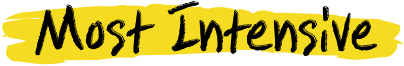 most intensive yellow